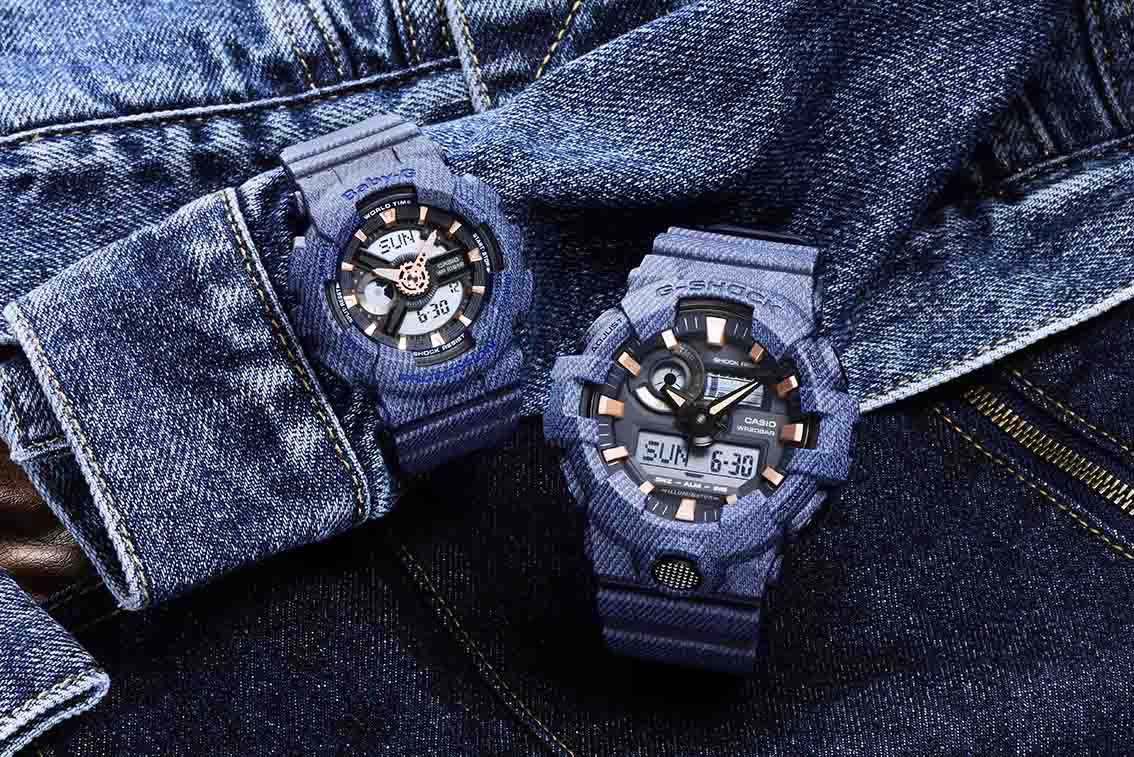 G-SHOCK Denim Series全新丹寧對錶